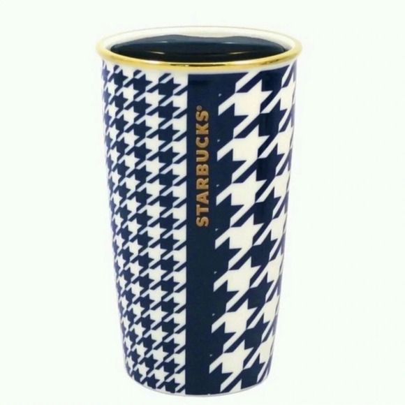 STARBUCKS Coffee Travel Mug Limited 12 oz Insulated Double Walled Porcelain - Picture 8 of 8